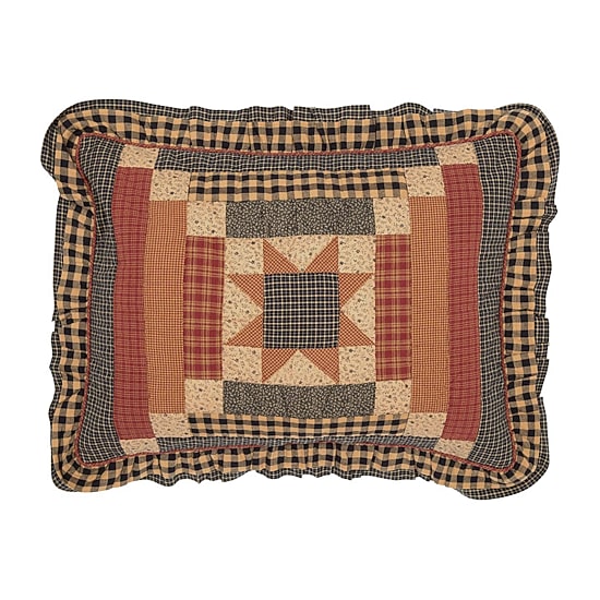 VHC Brands Cobblestone Reversible Pillow Sham