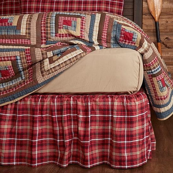 VHC Brands Harvey Cabin Bed Skirt
