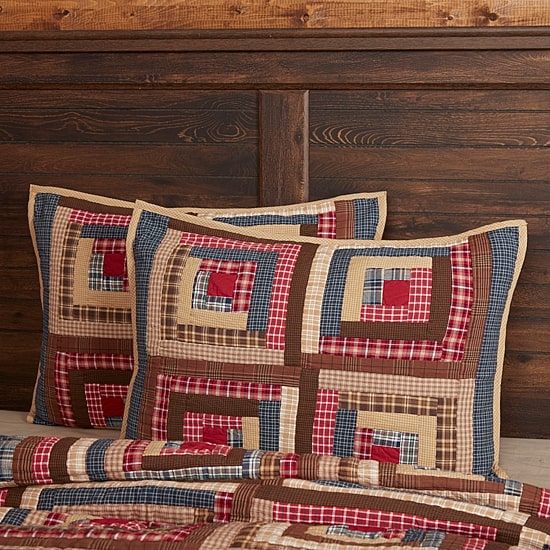 VHC Brands Harvey Cabin Reversible Pillow Sham