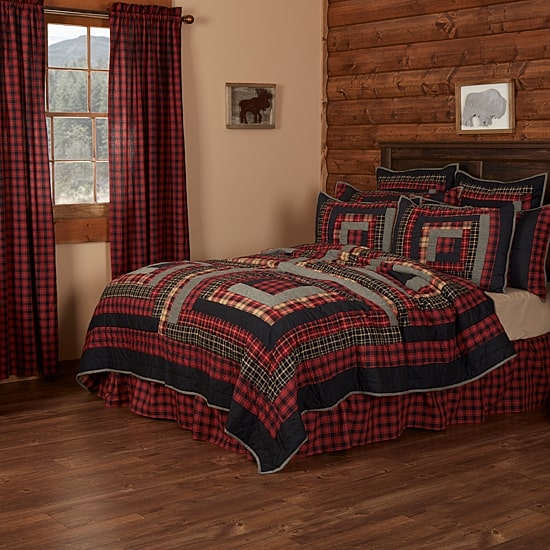 VHC Brands Shasta Cabin Reversible Quilt