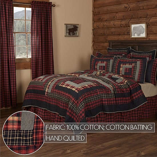 VHC Brands Shasta Cabin Reversible Quilt
