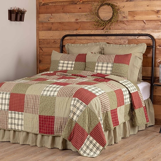 VHC Brands Cottage Path Reversible Quilt