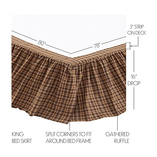 VHC Brands Plainfield Bed Skirt