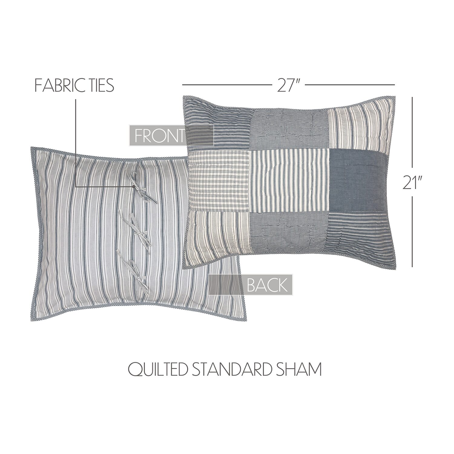 VHC Brands Miller Farm Reversible Pillow Sham