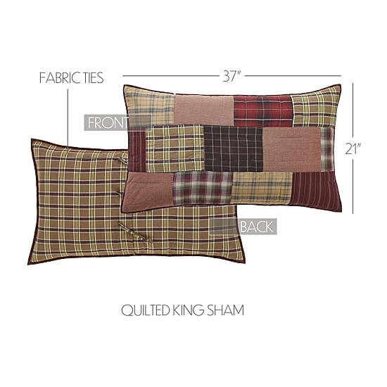 VHC Brands Laramie Reversible Pillow Sham
