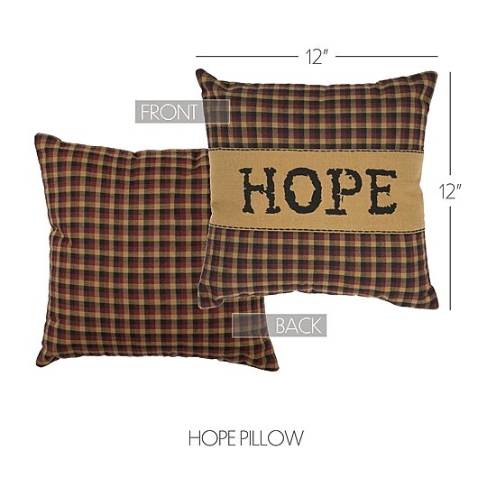 VHC Brands Settlement 12x12 Throw Pillow