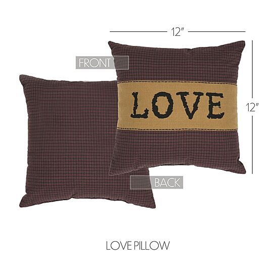 VHC Brands Settlement 12x12 Throw Pillow