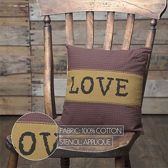 VHC Brands Settlement 12x12 Throw Pillow