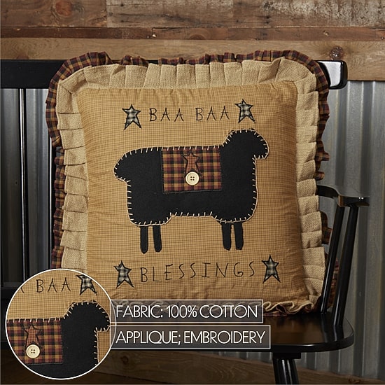 VHC Brands Settlement 18x18 Throw Pillow