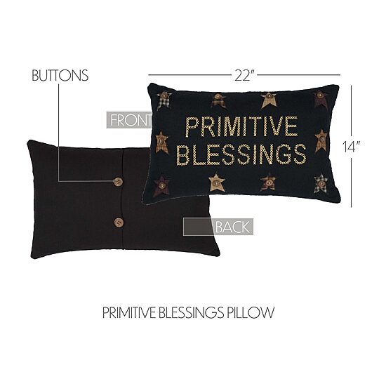 VHC Brands Settlement 14x22 Lumbar Pillow