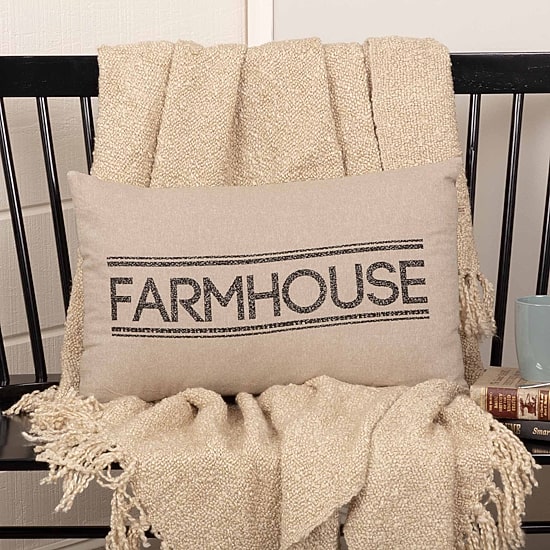 VHC Brands Miller Farm 14x22 Lumbar Pillow