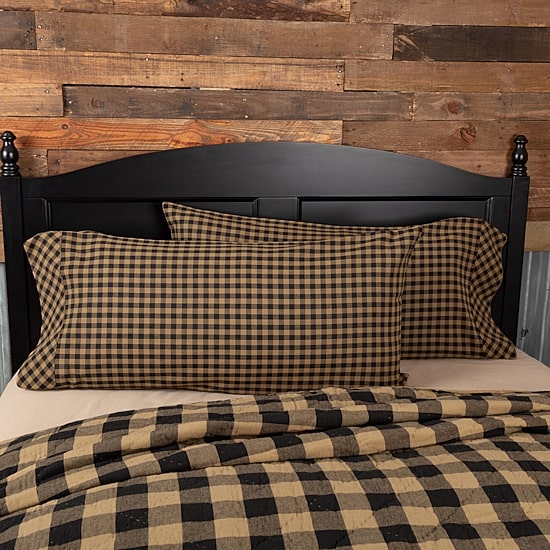 VHC Brands Country Check Pillowcases
