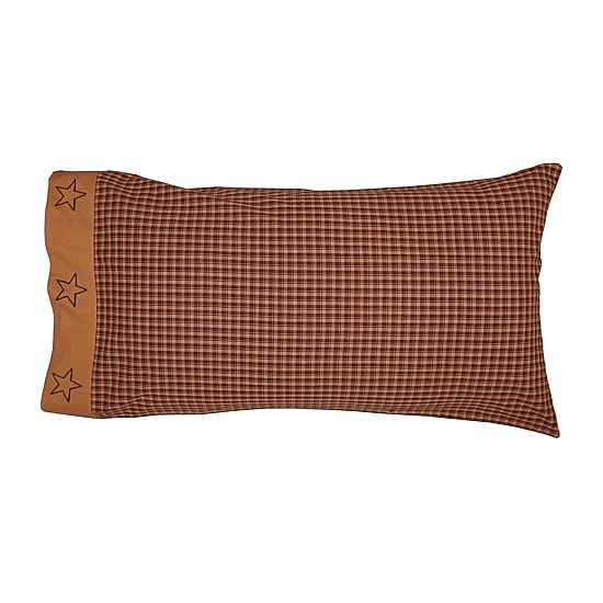 VHC Brands Patriotic Patch Pillowcases