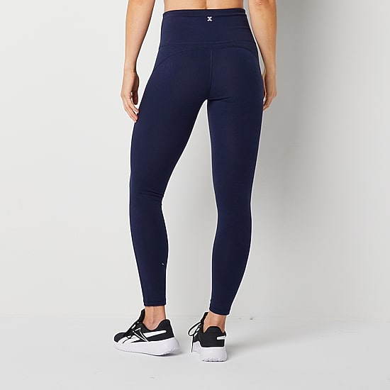 Xersion EverPerform Womens Cotton High Rise 7/8 Ankle Leggings