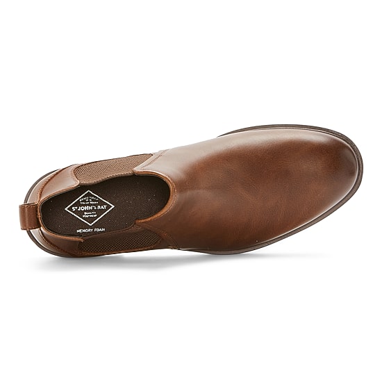 St. John's Bay Mens Rutland Flat Heel Chelsea Boots