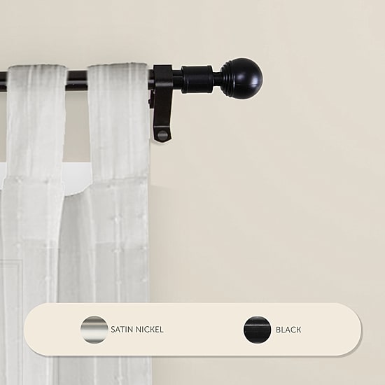 Rod Desyne Ball 7/16 IN Curtain Rod