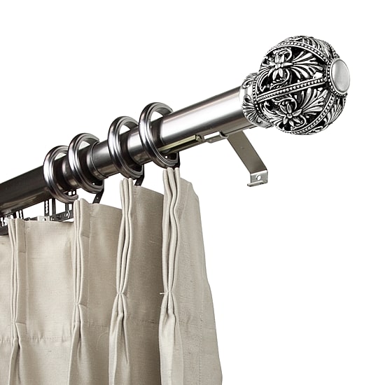Rod Desyne Lacey Traverse Adjustable Curtain Rod