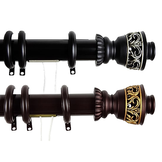 Rod Desyne Lattice Traverse Adjustable Curtain Rod