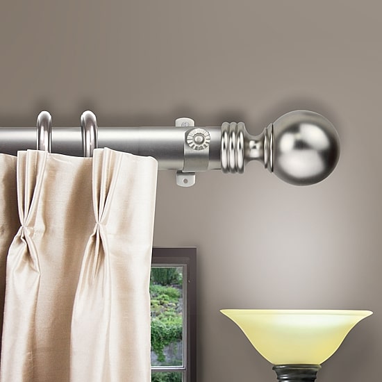 Rod Desyne Sphere Traverse Adjustable Curtain Rod