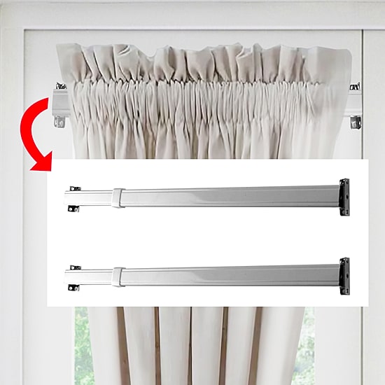 Rod Desyne Flat Sash Rod 2Pc