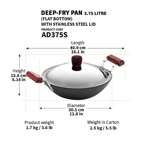 Hawkins Hard Anodized 11" Fry Pan with Lid