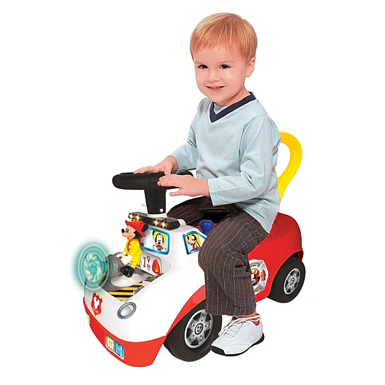 Disney Mickey Mouse Fire Truck Interactive Ride On Ride-On Car