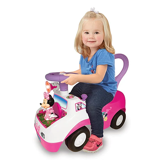 Disney Minnie Mouse Dancing Activity Interactive Ride On Car With Sounds Ride-On Car