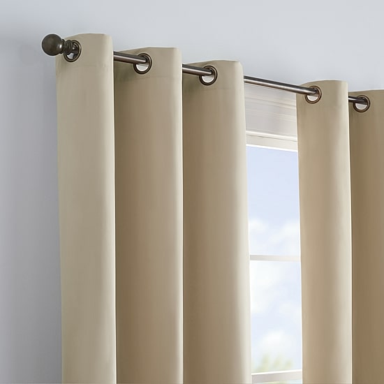 Eclipse Microfiber Grommet Top Energy Saving Blackout Single Curtain Panel
