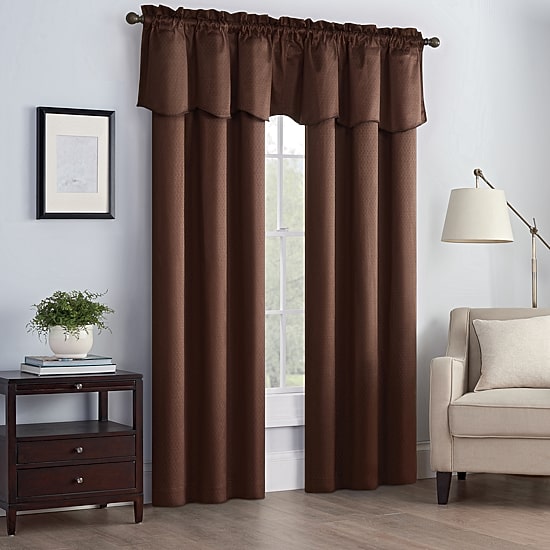 Eclipse Canova Rod Pocket Energy Saving Light-Filtering Single Curtain Panel