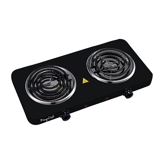 MegaChef Portable Dual Coil Electric Burner