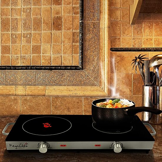 MegaChef Infrared Dual Cook Top Electric Burner