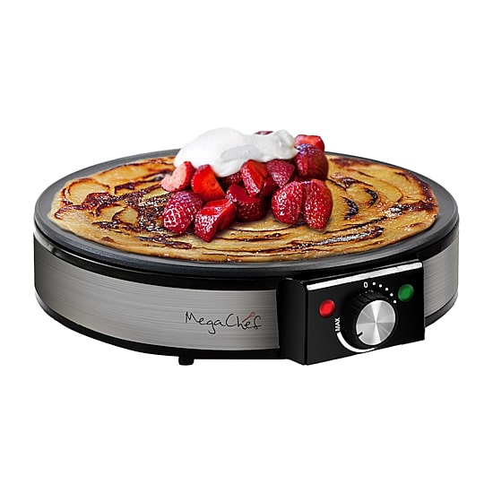 MegaChef Crepe and Pancake Maker Breakfast Griddle