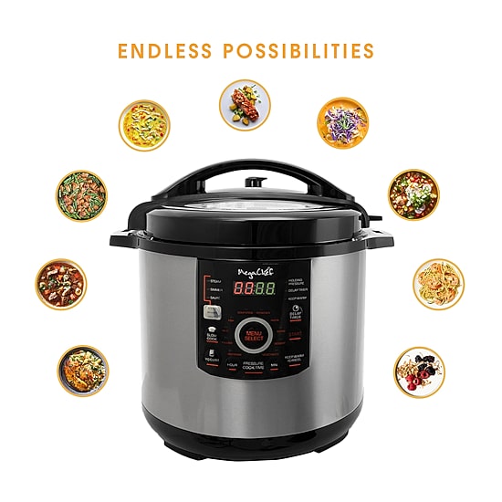 MegaChef 12 Qt Electric Pressure Cooker