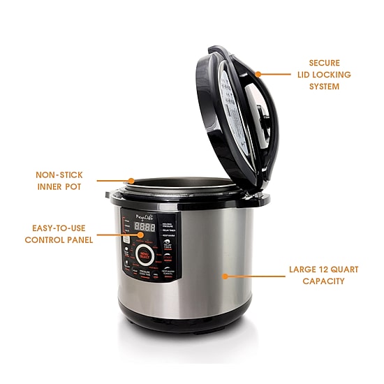 MegaChef 12 Qt Electric Pressure Cooker