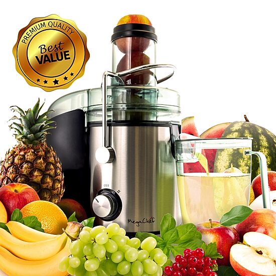 MegaChef Wide Mouth With Dual Speed Electric Juicer