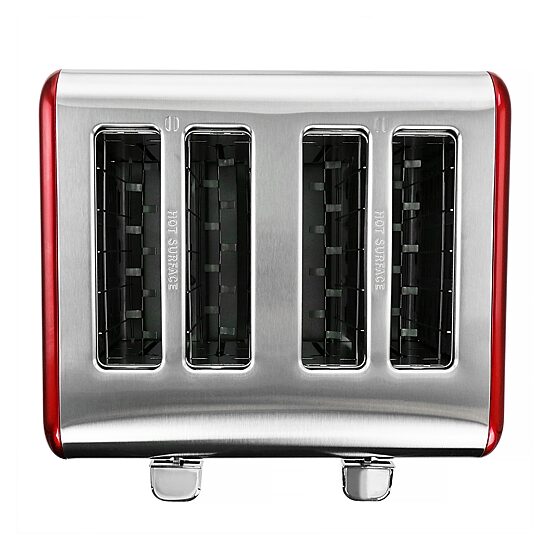 MegaChef 4-Slice Stainless Steel Extra Wide Slot Toaster