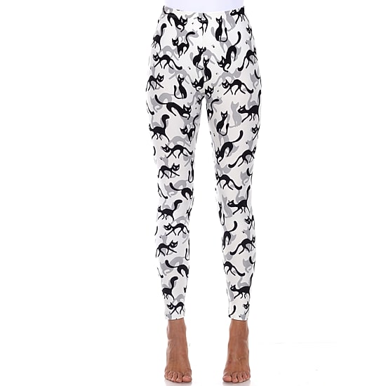 White Mark Womens Mid Rise 26" Full Length Leggings