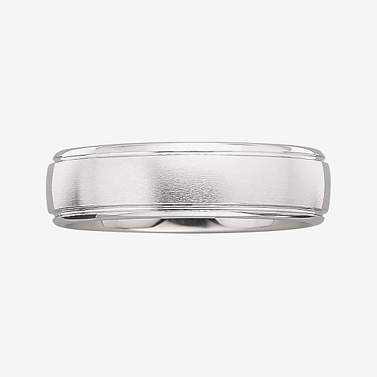  Personalized Mens 6mm Comfort Fit Tungsten Carbide Wedding Band