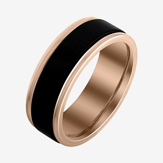 Mens 8MM Genuine Tungsten Wedding Band