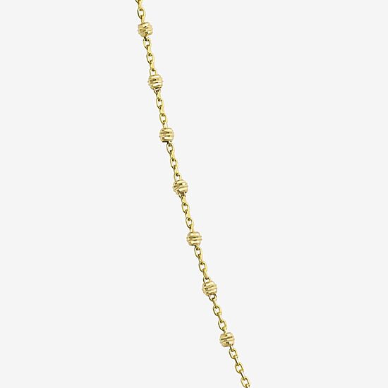 Womens 14K Gold 17 Inch Pendant Necklace