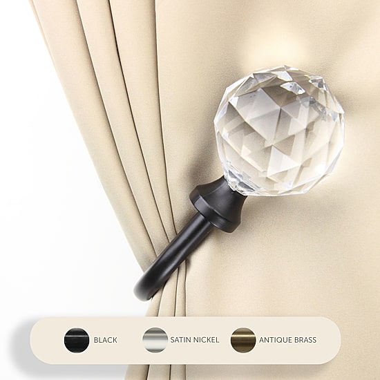 Rod Desyne Faceted 2-pc. Curtain Holdback