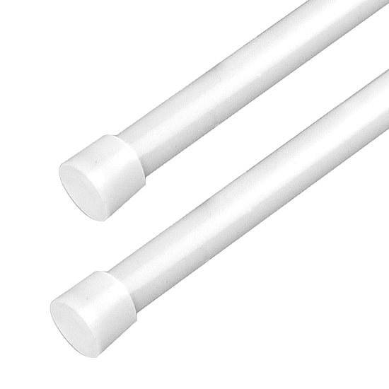 Rod Desyne 2pk 1/3" Round Tension Curtain Rod