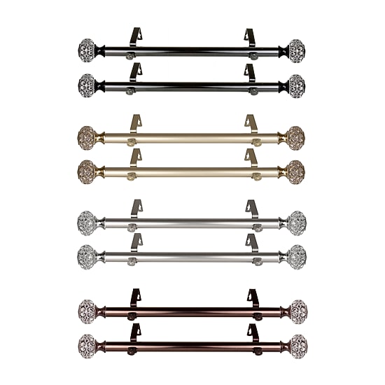 Rod Desyne Elsie 1 IN Adjustable Side Curtain Rod