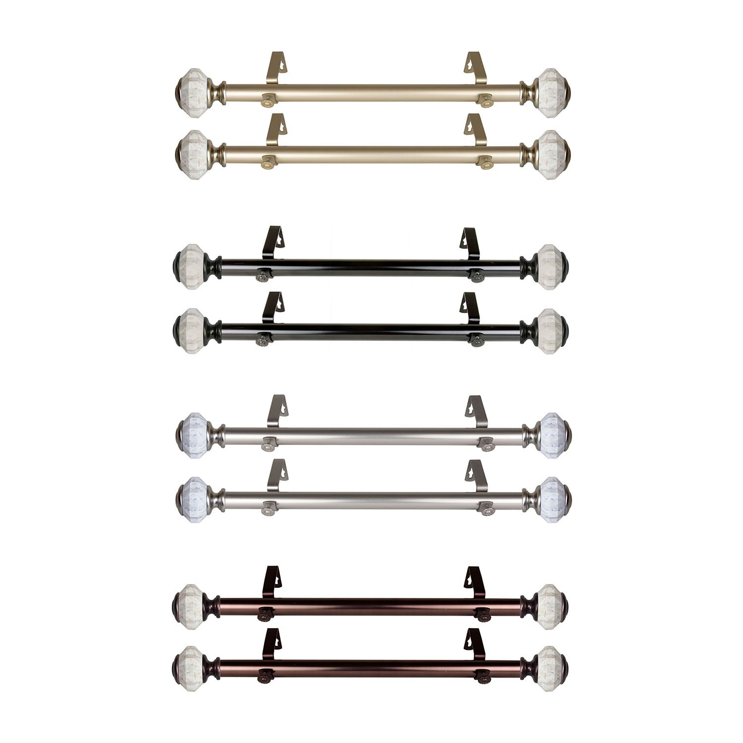 Rod Desyne Linden 1 Adjustable Side Curtain