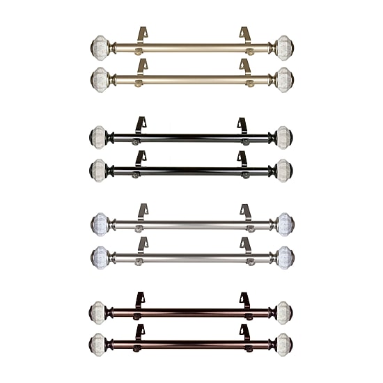 Rod Desyne Linden 1 IN Adjustable Side Curtain Rod