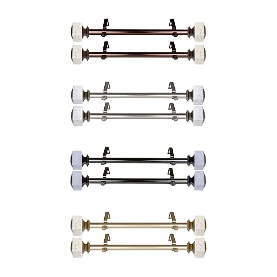 Rod Desyne Estelle 1 IN Adjustable Side Curtain Rod