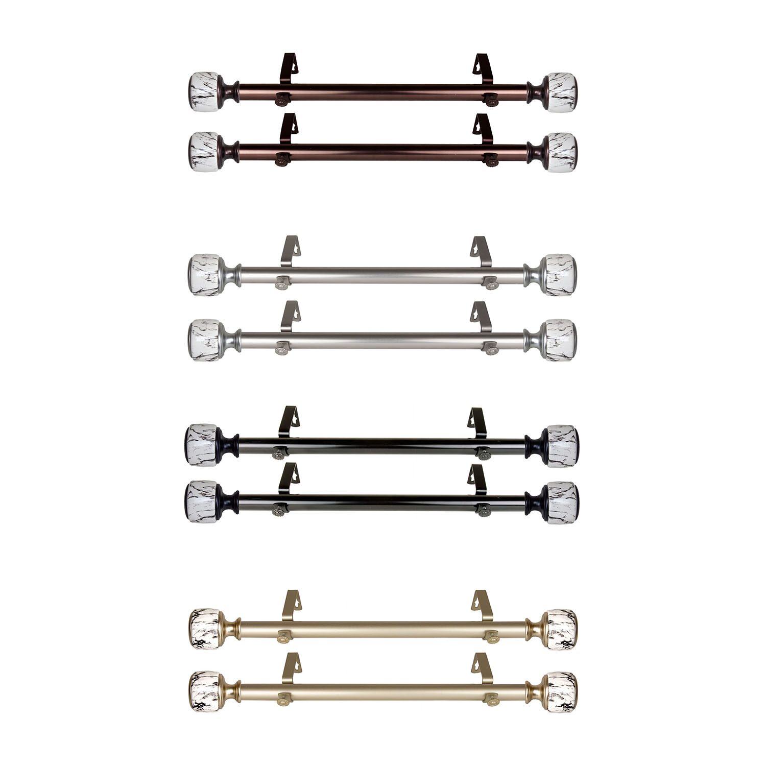 Rod Desyne Josephine 1 Adjustable Side Curtain