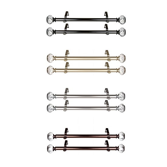 Rod Desyne Kelly 1 IN Adjustable Side Curtain Rod
