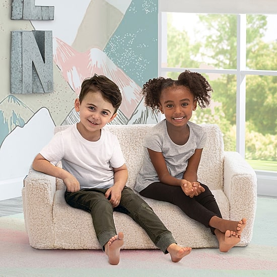 Cozee Flipout Convertible Sherpa Sofa