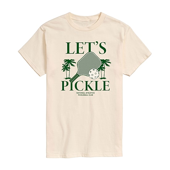 Mens Short Sleeve Pickleball Graphic T-Shirt